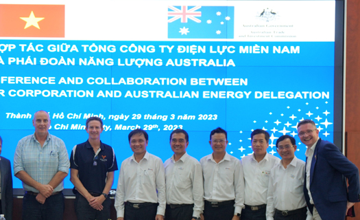 EVNSPC trao đổi hợp tác năng lượng với các doanh nghiệp Australia